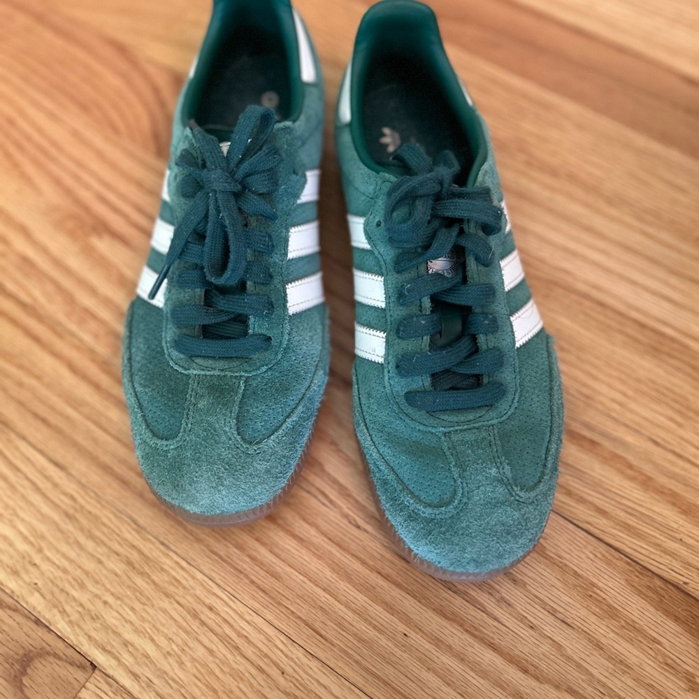 Adidas Green Suede Samba Sneakers 8.5 /42